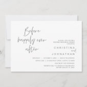 Snel eten, voor het geluk ooit na Invita Kaart (Voorkant)