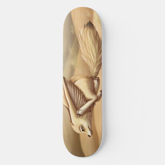 Snel Fennec Vos skateboard (Voorkant)