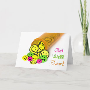 Snel gelukkig gezicht kaart