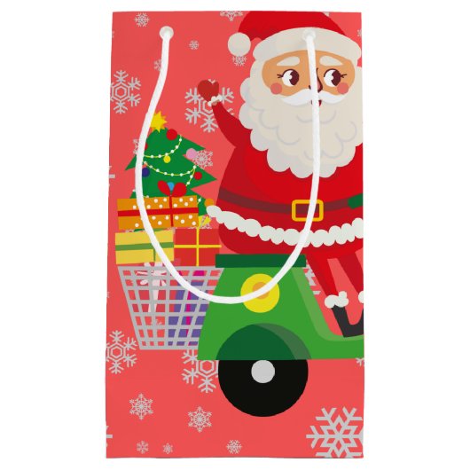 Snel gelukkig winkelen cadeau voor kinderen roze klein cadeauzakje (Voorkant)