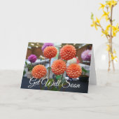 Snel goed, Dahlia Roos Toscano #1 Kaart (Gele Bloem)