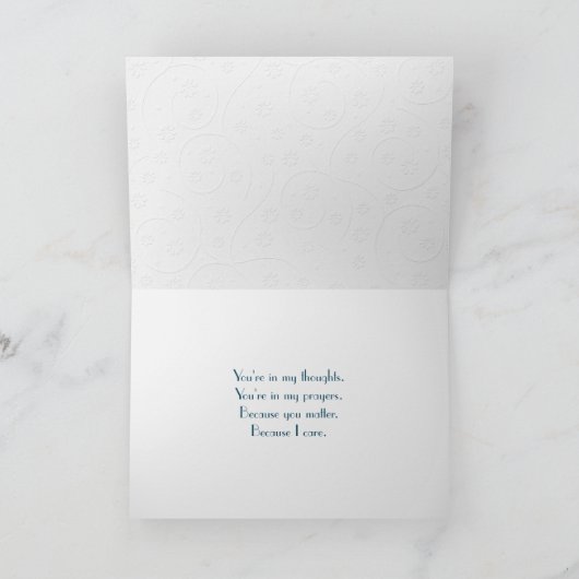 Snel goed komen Daisy Splash Kaart (Binnen)