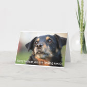 Snel goed Wenskaart Kaart (Voorkant)