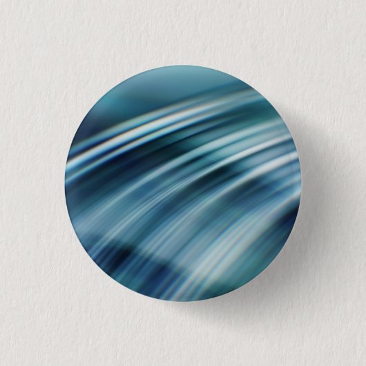 Snel golven textuur: Stormy Blue Motion Trails Ronde Button 3,2 Cm (Voorkant)