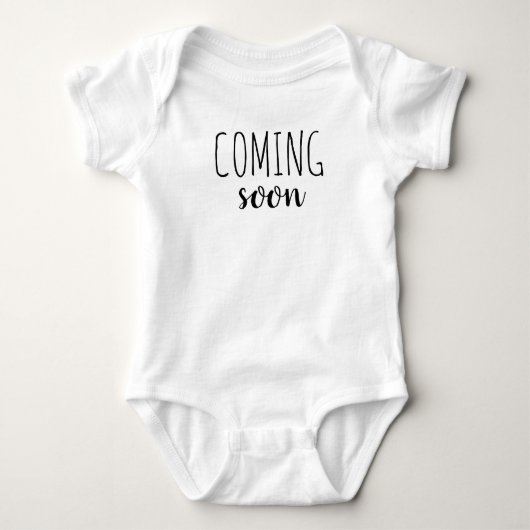 snel grappig baby shower romper (Voorkant)