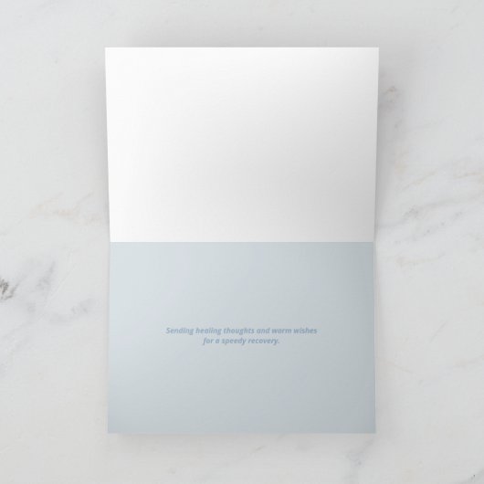 Snel Herstel Beterschap Wenskaart Kaart (Binnen)
