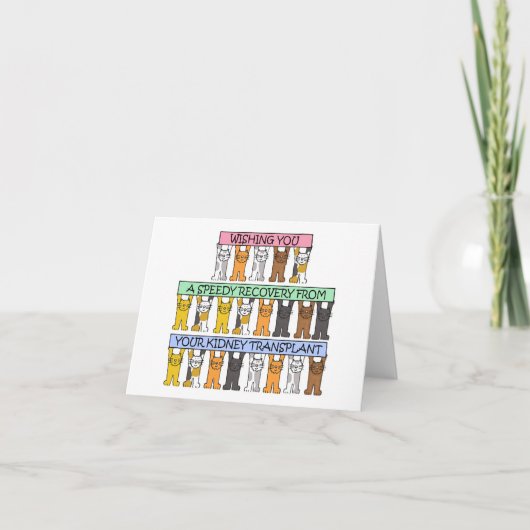 Snel herstel bij niertransplantatie kaart (Voorkant)