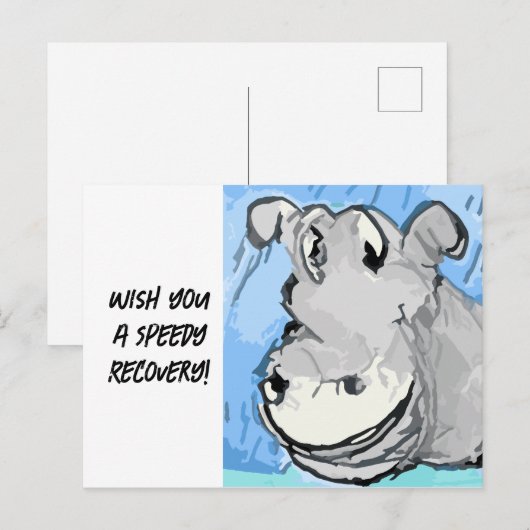 Snel herstel briefkaart (Voorkant / Achterkant)