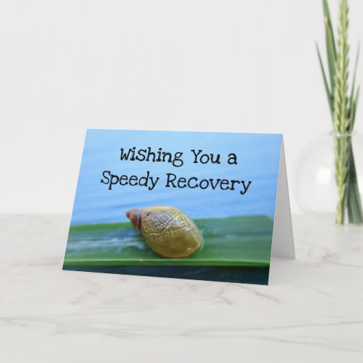 "Snel herstel" Sneller Kaart (Voorkant)