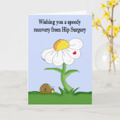 Snel herstel van de Kaart van de heupoperatie (Gele Bloem)