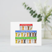 Snel herstel van verstandskiezen briefkaart (Staand voorkant)