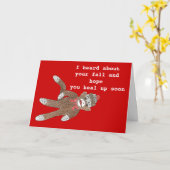 Snel herstel vanaf een herfst Kaart (Gele Bloem)