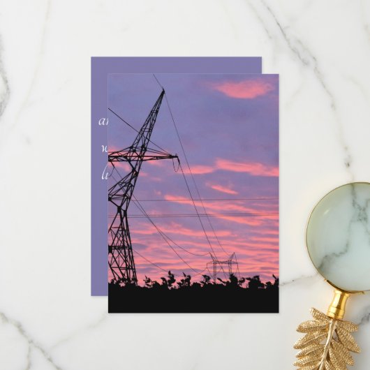 Snel herstel wenst dank u kaart (Voorkant / Achterkant in situ)