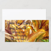 Snel! Ik wens u een snelle herstelkaart! (Voorkant / Achterkant)