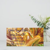 Snel! Ik wens u een snelle herstelkaart! (Staand voorkant)