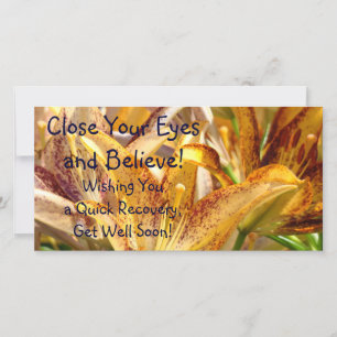 Snel! Ik wens u een snelle herstelkaart!