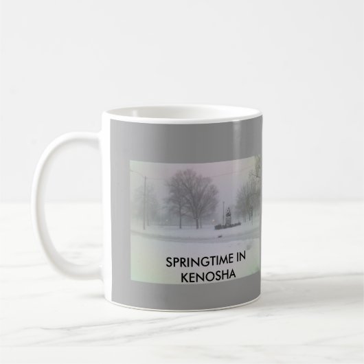 Snel in de Koffiebeker van Kenosha Koffiemok (Links)