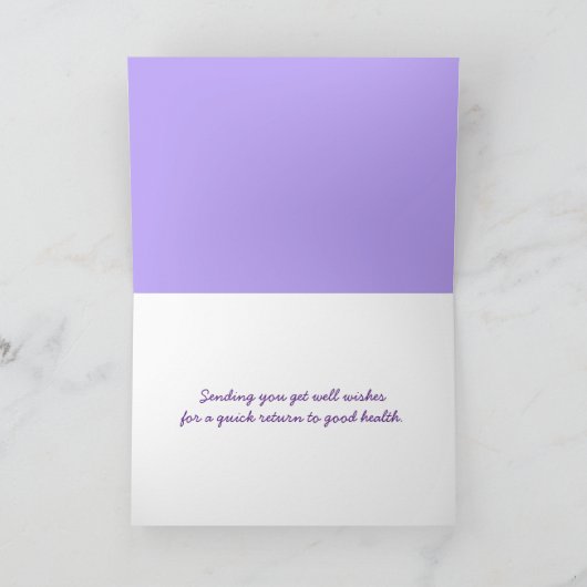 Snel Iris Bouquet op Gingham Kaart (Binnen)