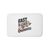 Snel is overrated Sloth Rocket Badmat (Voorkant)