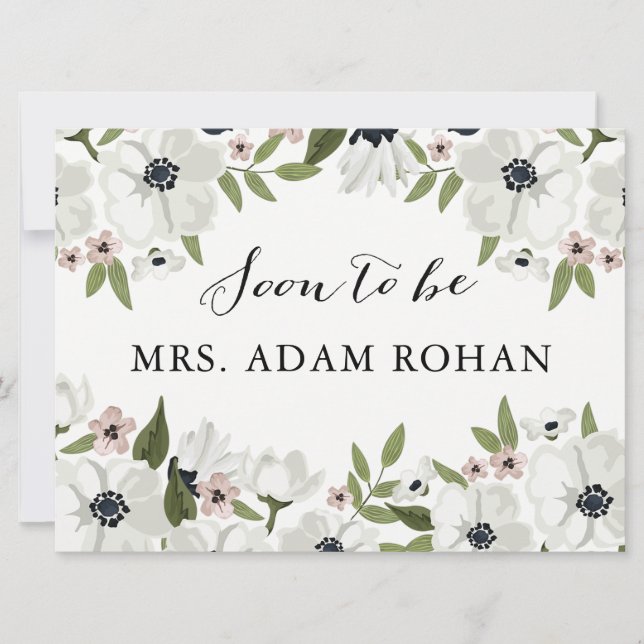 Snel Kaart/teken van de hete Floral (Voorkant)