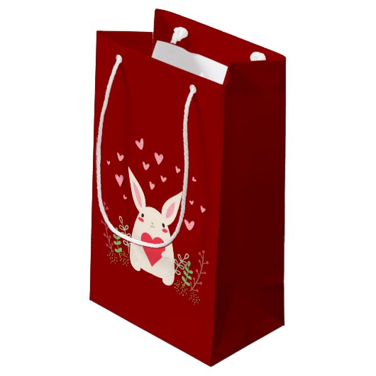 Snel Kawaii Bunny-liefhebbend Klein Cadeauzakje (Achterkant Gekanteld)