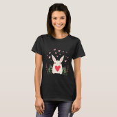 Snel Kawaii Bunny-liefhebbend T-shirt (Voorkant volledig)