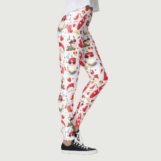 Snel kerstbalpatroon leggings (Rechts)