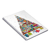 Snel kerstbibliotheekcadeautje voor boekenoverloop notitieboek (Rechterzijde)