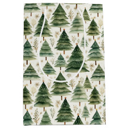 Snel kerstboomwerkpapier medium cadeauzakje