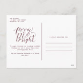 Snel kerstbudget foto feestdagenkaart (Achterkant)