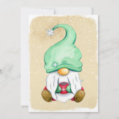 Snel kerstcadeau voor baby-schoeisel kaart (Achterkant)