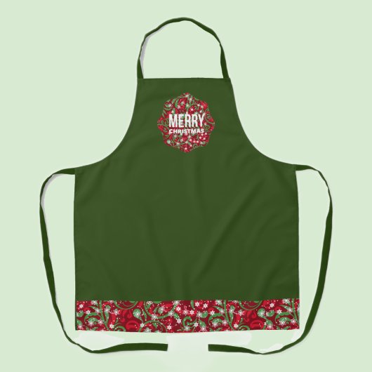 Snel kerstcadeaubon schort