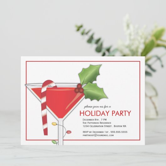 Snel kerstcadeaufeest kaart (Staand voorkant)