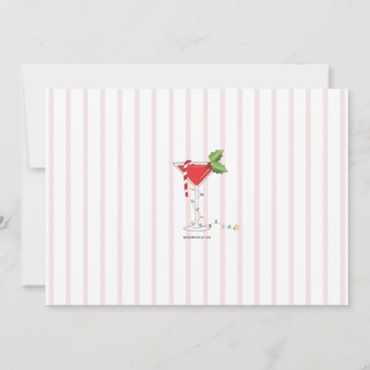 Snel kerstcadeaufeest kaart (Achterkant)