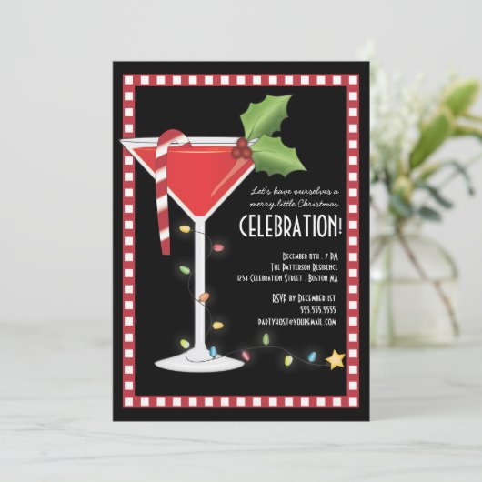 Snel kerstcadeaufeest kaart (Staand voorkant)