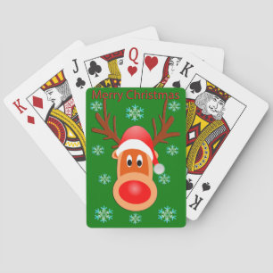Snel kerstcadeaukaartje voor de deur speelkaarten