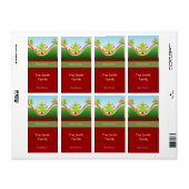 Snel kerstcadeaulabel etiket (Full Sheet)