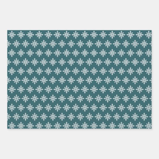 Snel kerstcadeaupapier set van 3 inpakpapier vel (Voorkant 2)