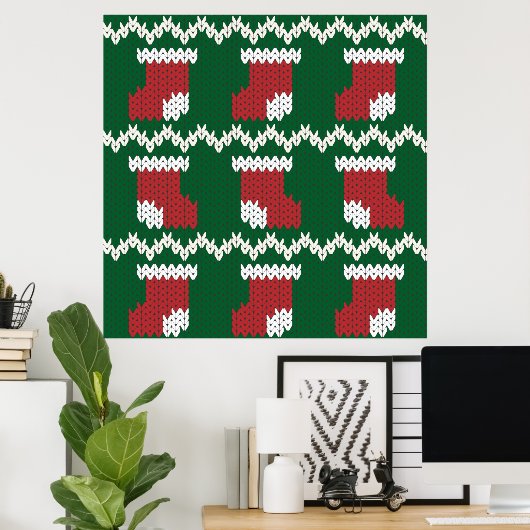 Snel kerstcadeaupatroon poster (Thuiskantoor)