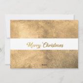 Snel kerstcadeauscript feestdagenkaart (Achterkant)