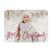 Snel kerstcadeauscript foto magneet (Horizontaal)