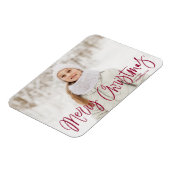Snel kerstcadeauscript foto magneet (Linkerzijde)