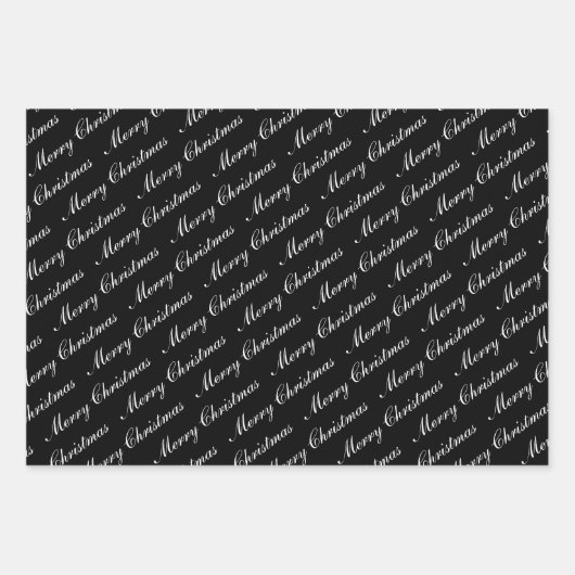 Snel kerstcadeauscript inpakpapier vel (Voorkant 3)