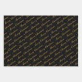 Snel kerstcadeauscript inpakpapier vel (Voorkant)