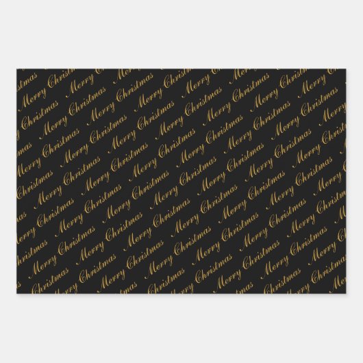 Snel kerstcadeauscript inpakpapier vel (Voorkant)