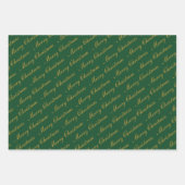 Snel kerstcadeauscript inpakpapier vel (Voorkant 3)