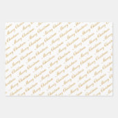 Snel kerstcadeauscript inpakpapier vel (Voorkant 2)