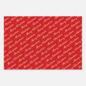 Snel kerstcadeauscript inpakpapier vel (Voorkant)