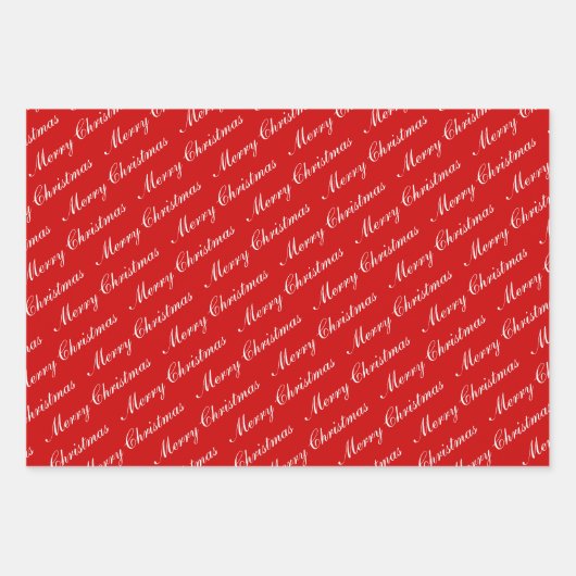 Snel kerstcadeauscript inpakpapier vel (Voorkant)