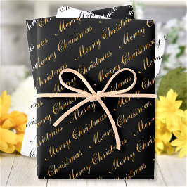 Snel kerstcadeauscript inpakpapier vel